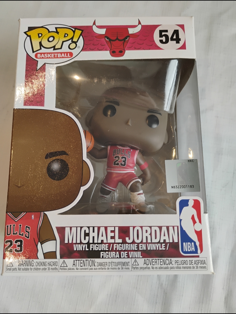 Funko Basketball Michael Jordan (Chicago Bulls) Vinyl Figure - Red # 54